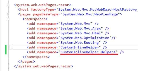 Add namespace