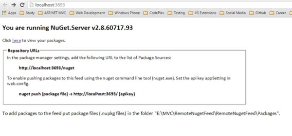 Remote NuGet Feed Website
