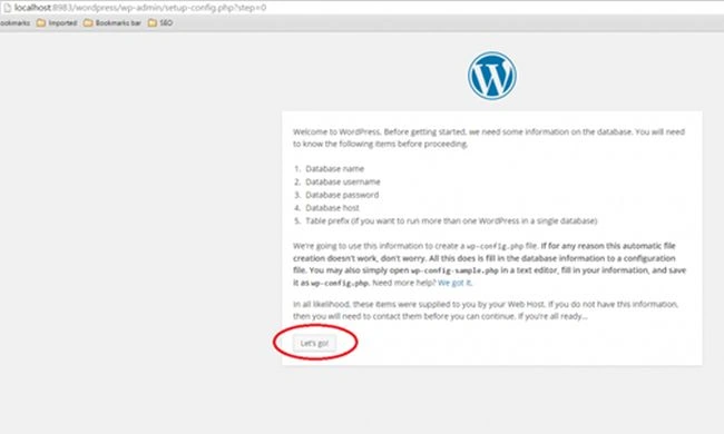 Instruction Page