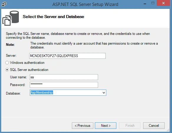 setup wizard