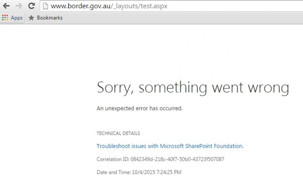error