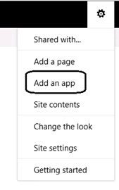 add an app