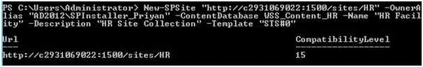 Site Collection