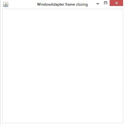 Adapter Class In Java