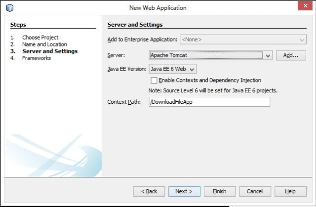 Server and version wizard