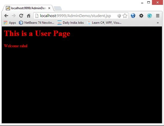 User Page
