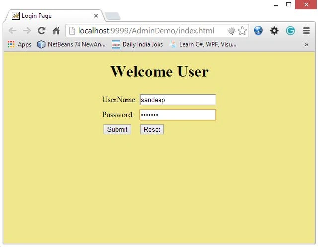 Admin Login