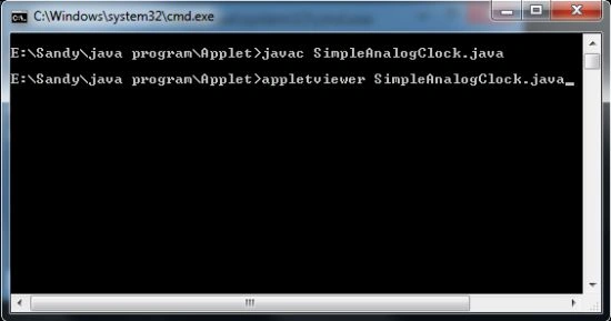 Analog Clock in Java