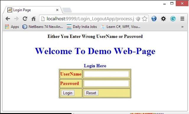 Error Output