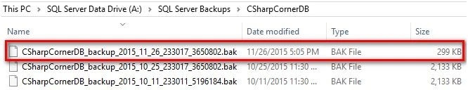 backup completed successfully
