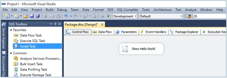 script task