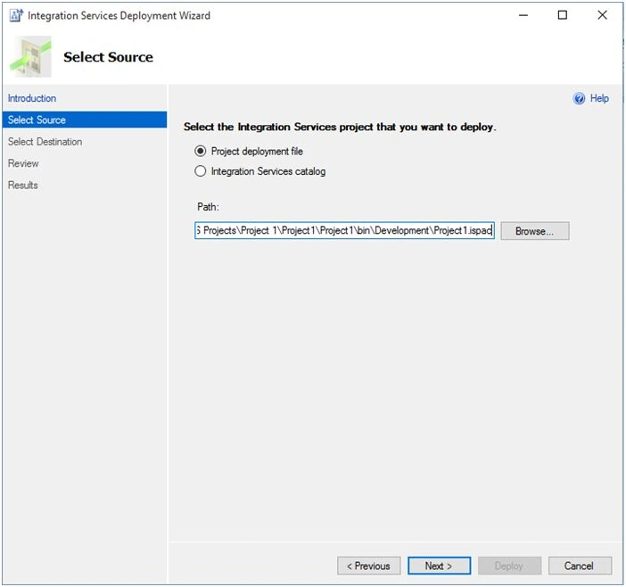 Project Deployment File