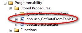 Usp_GetDataFromTables