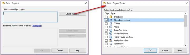 Select Object Types