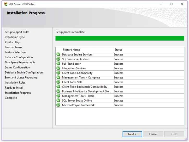 installation process