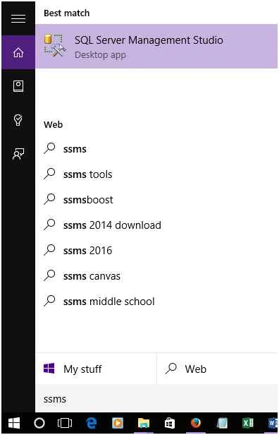 SSMS 