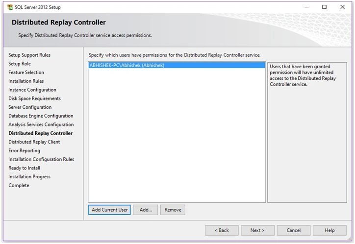 Distributed Replay Controller