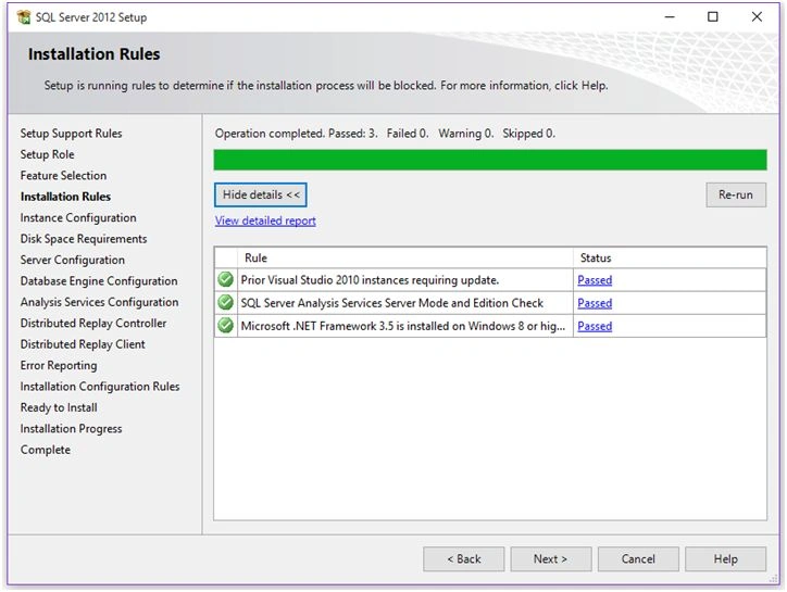 Installation Rules