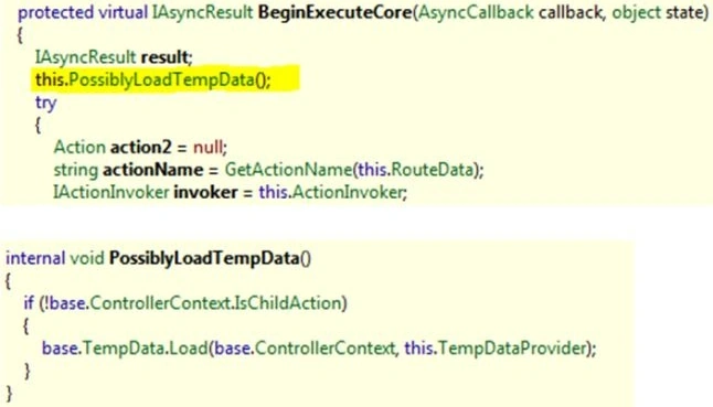 Internal possible load temp data