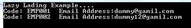 Lazy Loading