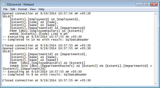SQL Trace