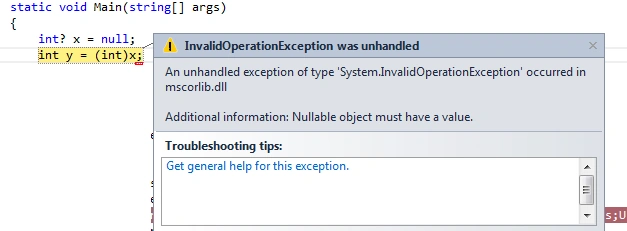 InvalidOperationException