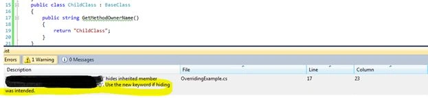 compiler generate warning