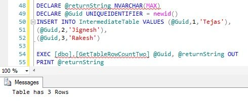 code output