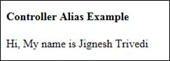 Controller Alias