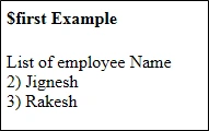 output