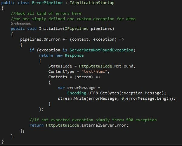 error pipeline