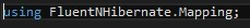 FluentNHibernate mapping