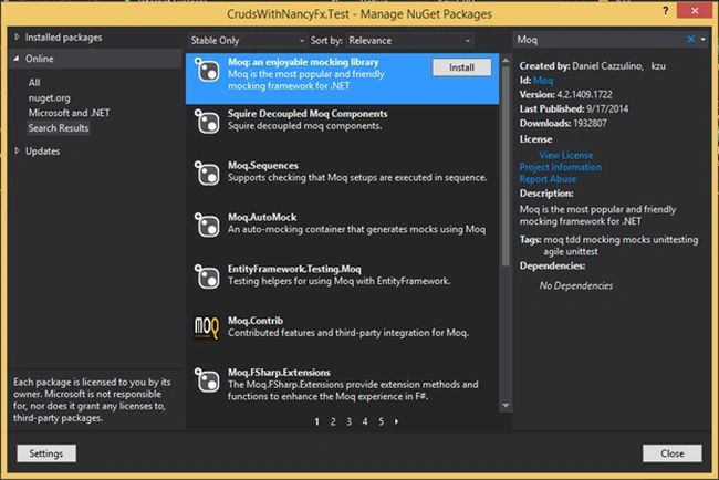 Moq Framework