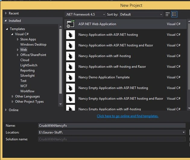 new web application