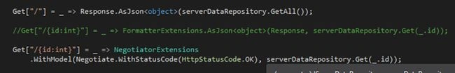 responce as json