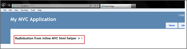 ASP.NET MVC 3 Razor View