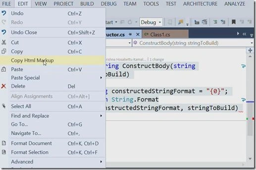HTML Copy extension
