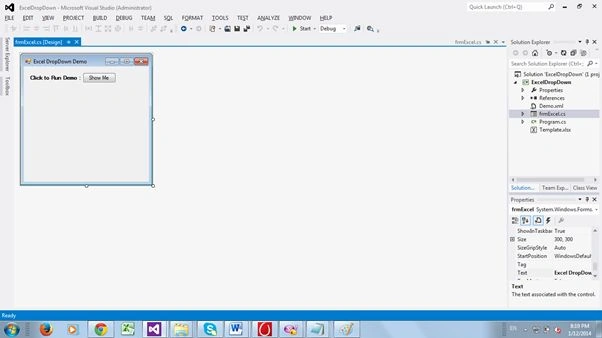 Add windows form