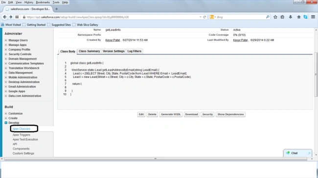 webservice