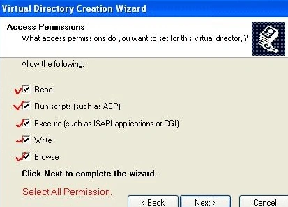 Select all permission