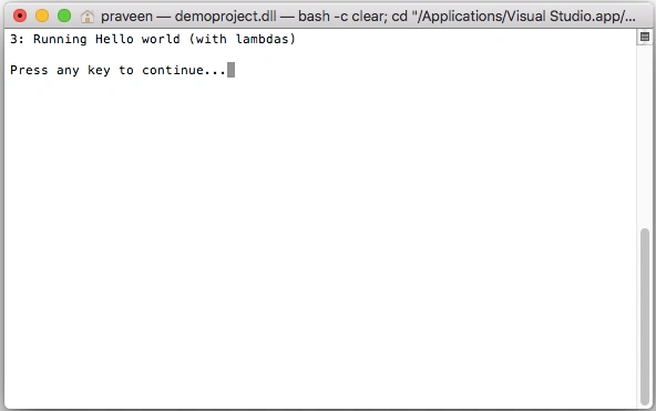 create thread using lambda
