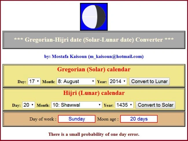 DateConverter using JavaScript