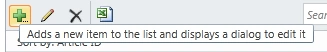 add button in LightSwitch