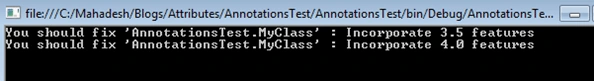 Attribute Oriented Programming