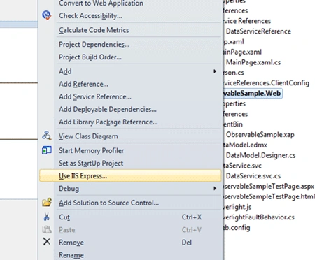 Deploying Web Applications using IIS Express