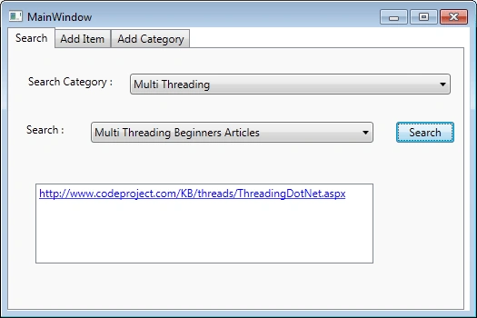 Search Combo Box WPF