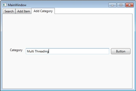 Add Category Tab WPF