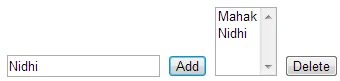 add the TextBox value in the ListBox