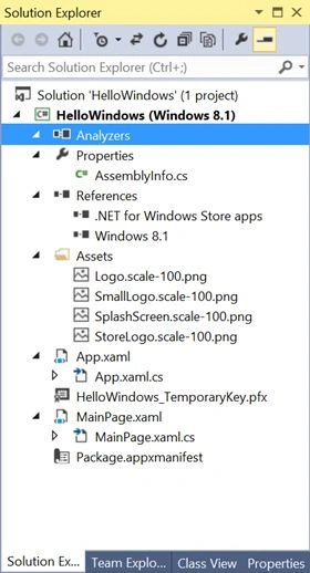 Solution Explorer