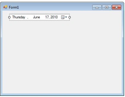 DateTimePicker Control